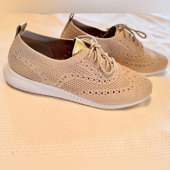 COLE HAAN Women's 2.ZERØGRAND Stitchlite Wingtip Oxfords Sneakers Tennis Shoes - Picture 6 of 15